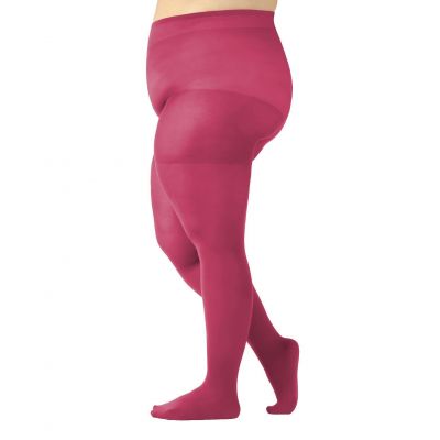 Plus Sizes Anti-Chafing Opaque Tights | 60 DEN | L - 4XL | Black | Italian Ho...